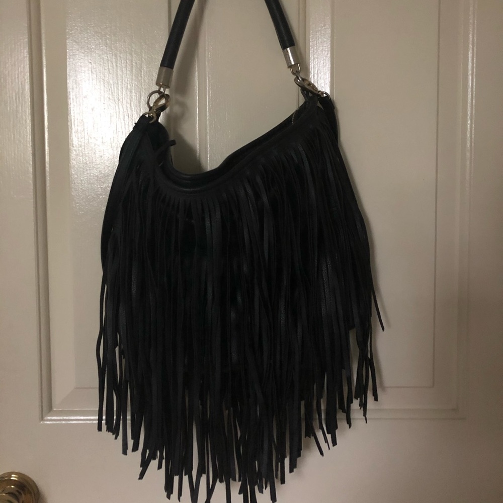 Black H&M Tassle Bag